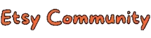 Etsy Community website logo